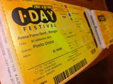 Green Day iDay Festival Bologna 2012