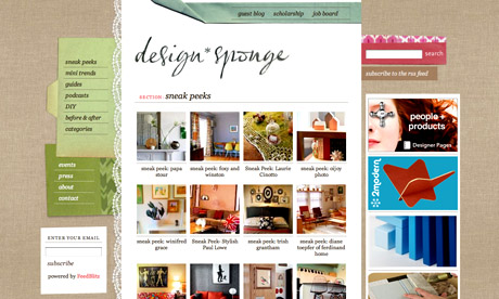 Design Sponge: Sneak Peeks