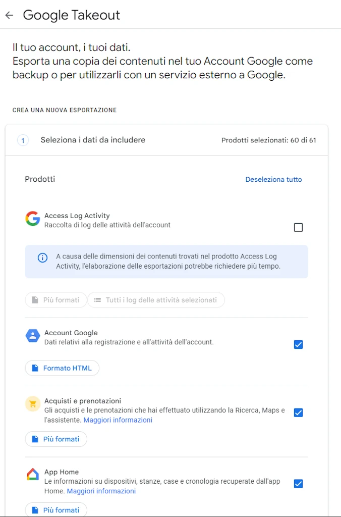 Google Takeout come Crea Backup Sicuri Proteggi i Tuoi Dati Personali - Mr Paloma