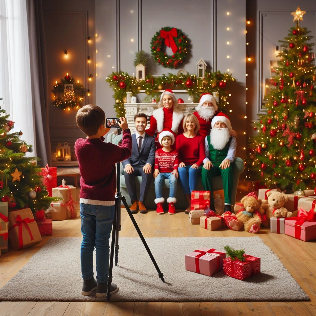 Come fare una foto di famiglia a Natale e non solo
