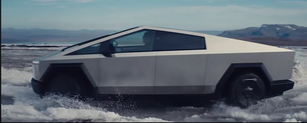 Tesla Cyber Truck video del futuristico veicolo di Tesla