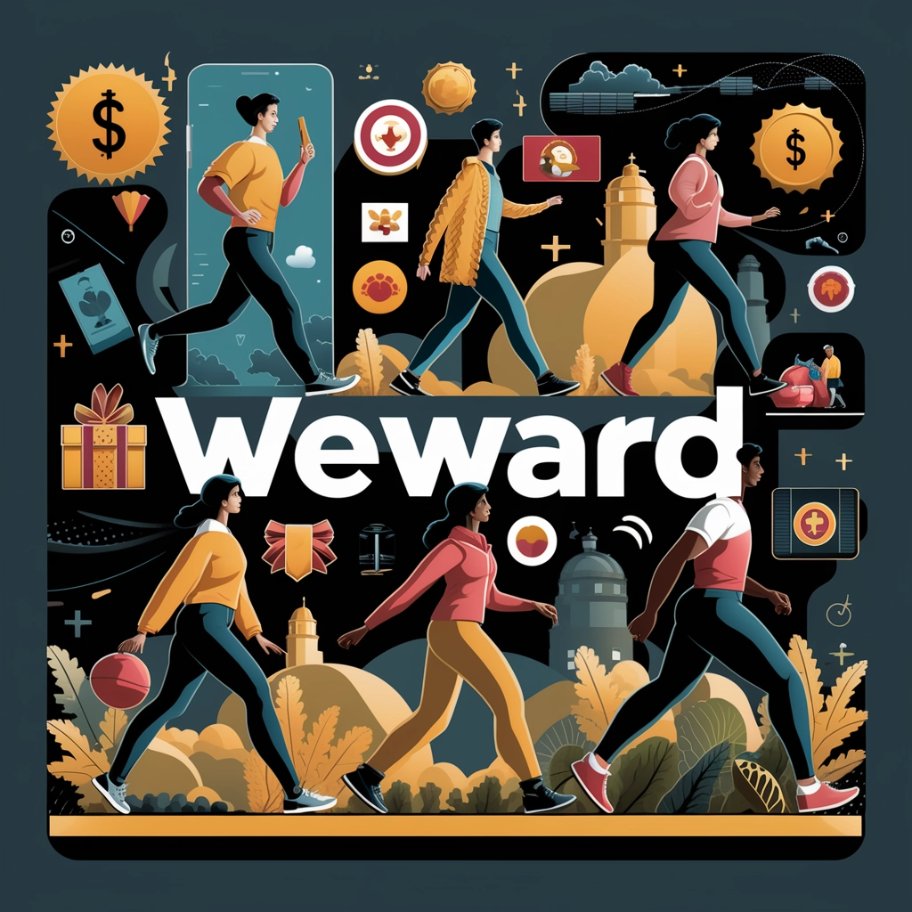 Guadagnare camminando app Tutorial Weward