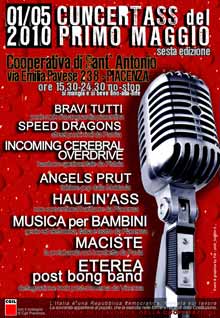 Cuncertass del Primo Maggio Festival Cooperativa di Santâ€™Antonio